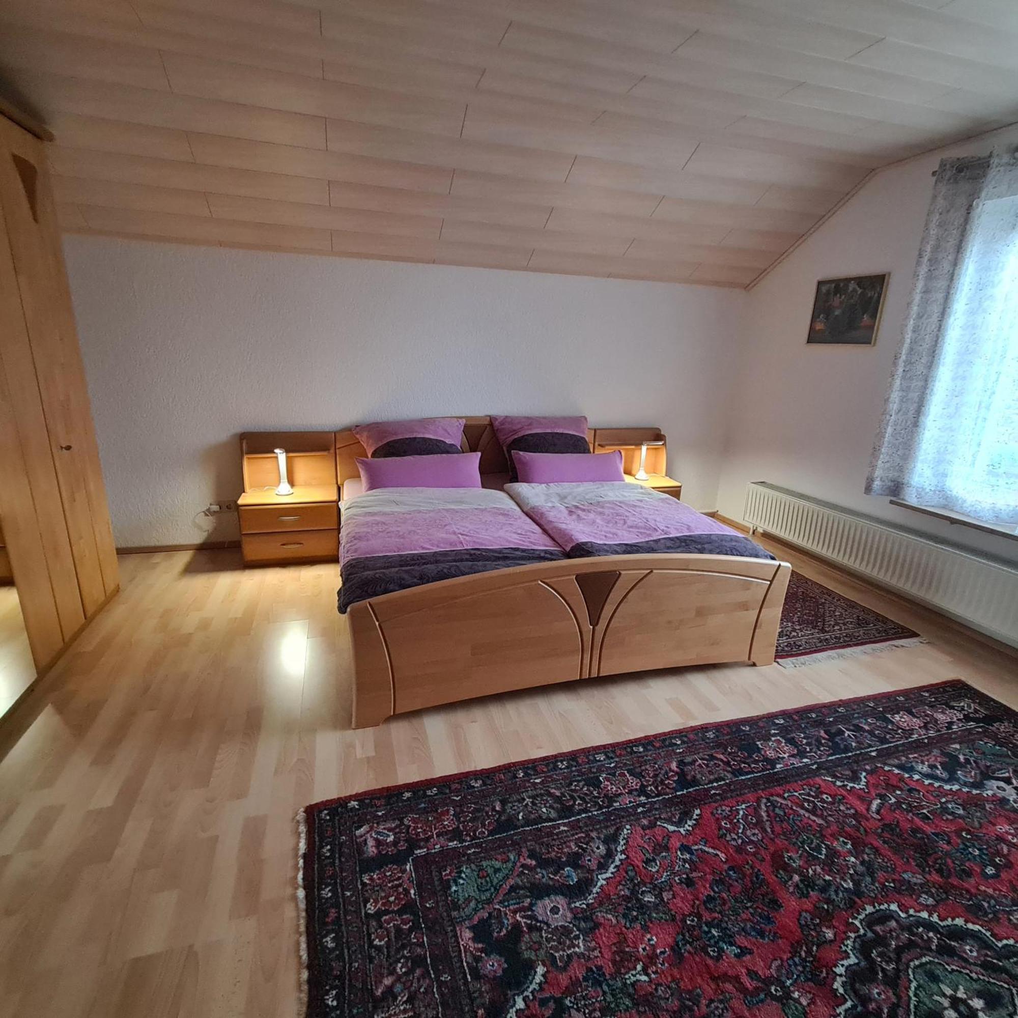 Gemuetliche 120 Qm Ferienwohnung Mit Balkon Adelsdorf Eksteriør billede