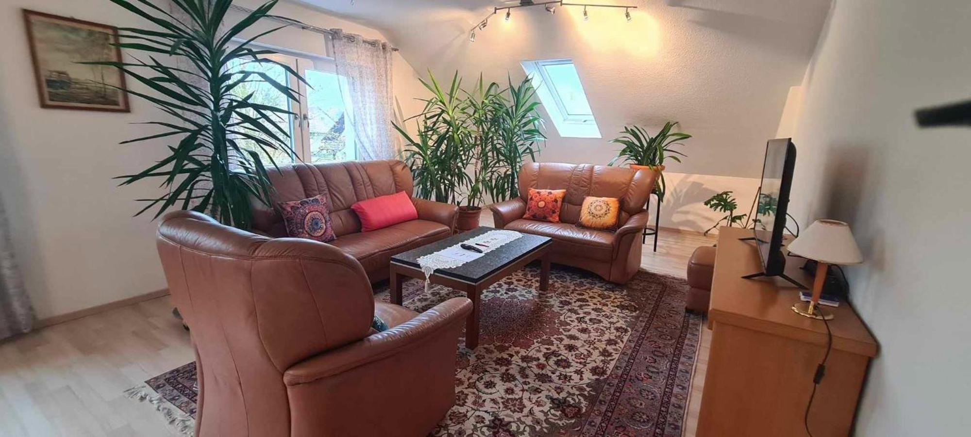 Gemuetliche 120 Qm Ferienwohnung Mit Balkon Adelsdorf Eksteriør billede